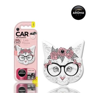 خوشبو کننده خودرو مدل گربه های هنرمند آروما در سه رایحه