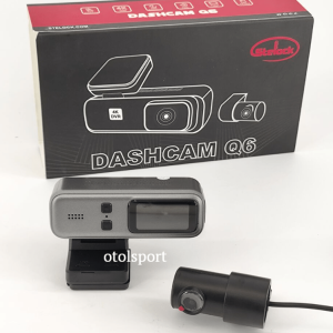 دوربین ثبت وقایع خودرو استیلاک مدل Q6 با دو دوربین 4K همراه با جعبه محصول در فروشگاه اتول اسپرت
